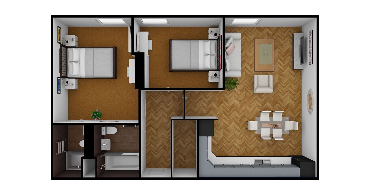 2 Bed