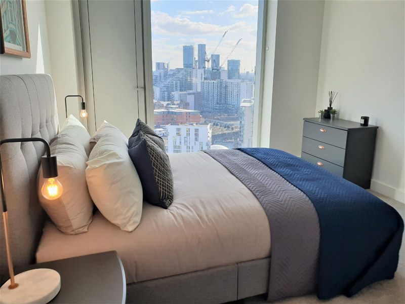 Bedroom In Salford Flat Manchester