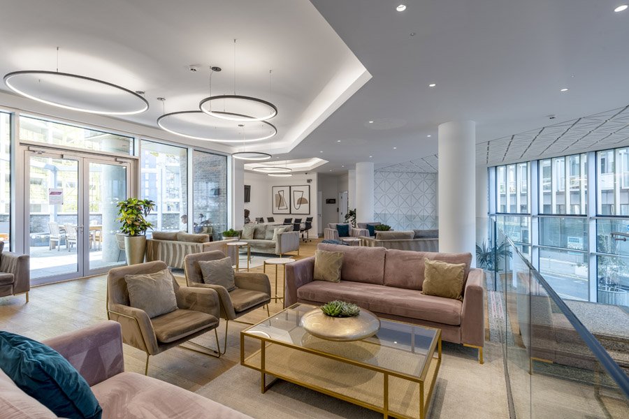 Lobby In Salford Flat Manchester